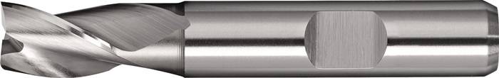 Bohrnutenfräser DIN 327 TypN D.3mm HSS-Co8 Weldon Z.3 kurz TECWERK