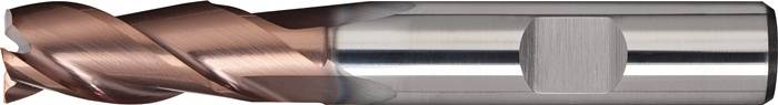 Bohrnutenfräser DIN 6527L TypN D.5mm VHM TiAlN HB Z.3 lang TECWERK
