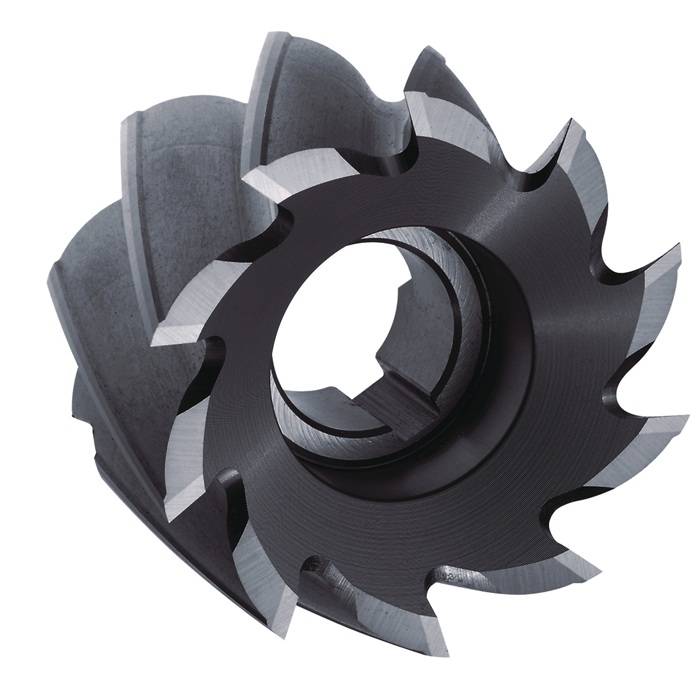 Walzenstirnfräser DIN 1880 TypN D.40mm HSS-Co5 TiCN Z.8 TECWERK