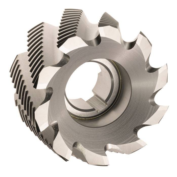 Walzenstirnfräser DIN 1880 Typ NR D.50mm HSS-Co5 Z.8 TECWERK