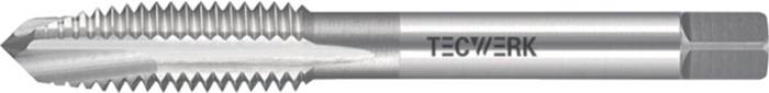 Einschnittgewindebohrer DIN 352 Form B M3x0,5mm HSS-Co ISO2 (6H) TECWERK