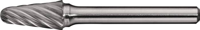 Frässtift KEL INOX D.8mm Kopf-L.20mm Schaft-D.6mm HM Verz.Normal,fein TECWERK