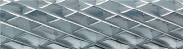 Frässtift ZYA D.3mm Kopf-L.14mm Schaft-D.3mm HM Verz.Kreuz TECWERK