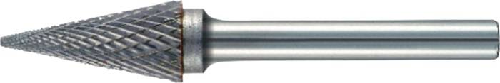 Frässtift SKM D.6mm Kopf-L.13mm Schaft-D.3mm HM Verz.Kreuz TECWERK