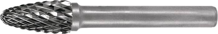 Frässtift RBF D.12mm Kopf-L.25mm Schaft-D.6mm HM Verz.Kreuz TECWERK