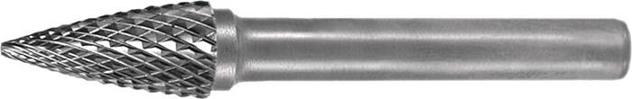 Frässtift SPG D.10mm Kopf-L.20mm Schaft-D.6mm HM Verz.Kreuz TECWERK