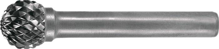 Frässtift KUD D.8mm Kopf-L.7mm Schaft-D.6mm HM Verz.Kreuz TECWERK