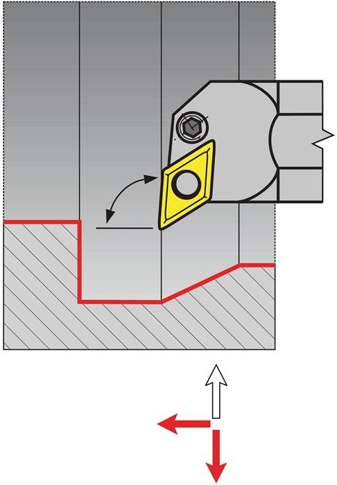 Bohrstange A40T-PDUNR 15 re.vern.m.IK TECWERK