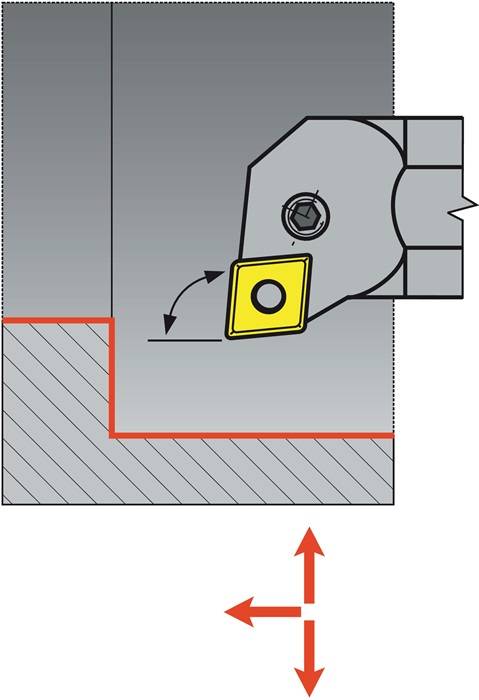 Bohrstange A32S-PCLNL 12 li.vern.m.IK TECWERK