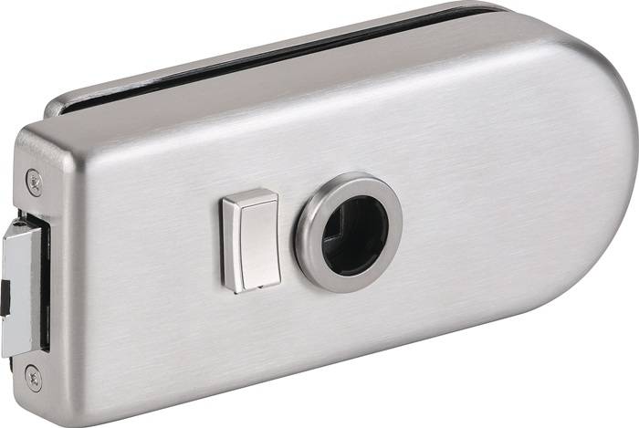 Glastürschloss Venezia 6086F Alu.VA ma (60) WC Drückerposition hinten