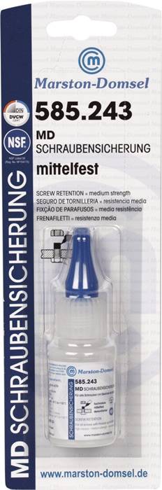 Schraubensicherung 585.243 20g mf.hv.blau NSF S6 Flasche MARSTON