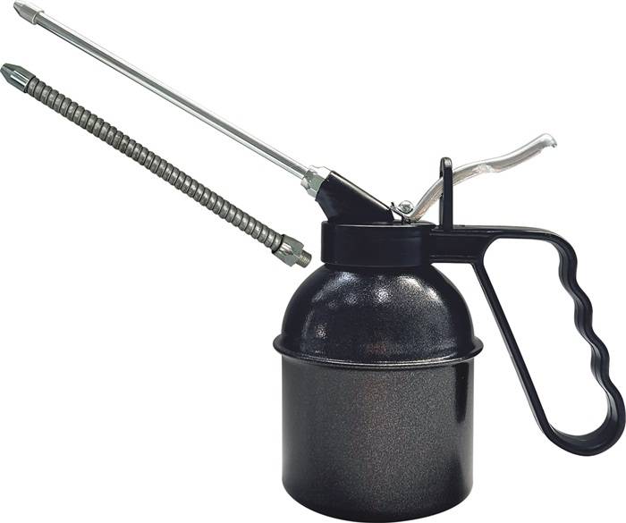 Spritzöler MSM 300 Metall 300ml anthrazit-grau Messingpumpe SAMOA HALLBAUER