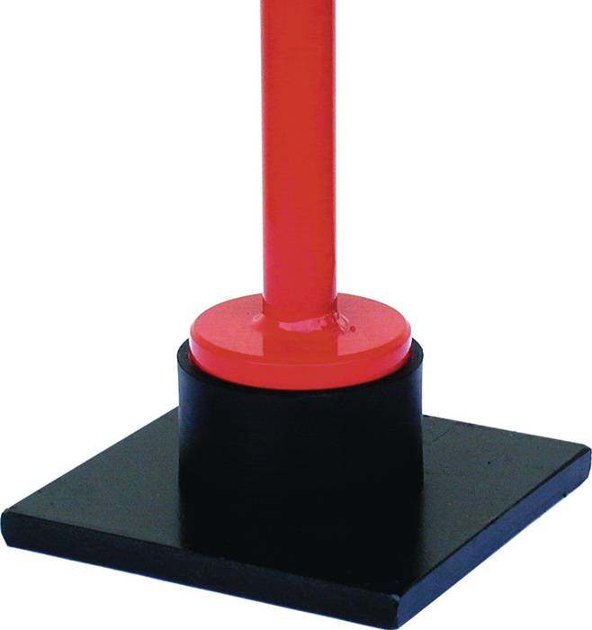 Betonstampfer L.1160mm B.180mm S18 Stahl,pulv.ALUREX