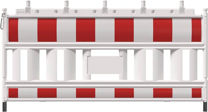 Absperrschrankengitter retroreflektierend Folie Typ RA1/A HDPE L.2100mm SCHAKE