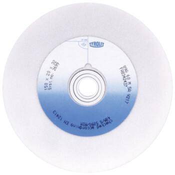 Schleifbockscheibe Ø150xB25x32mm 80 Form 1 89A 80 L5A V217 Edelkorund TYROLIT