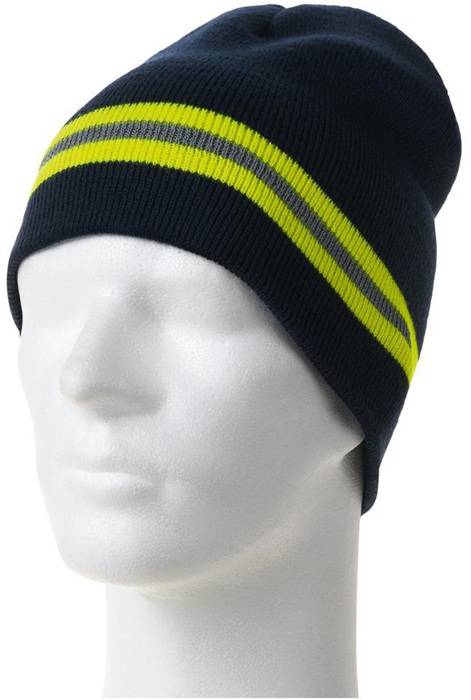 Strickmütze EIKE univ.marine/gelb ELYSEE