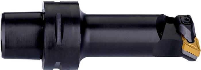 Klemmhalter ISO C4-DDUNL-17090-11 D.40mm m. Polygonkupplung Linkslauf