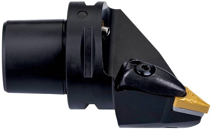 Klemmhalter ISO C4-DVJNL-27062-16 D.40mm m. Polygonkupplung Linkslauf