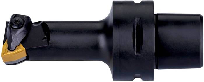 Klemmhalter ISO C4-DWLNR-13075-06 D.40mm m. Polygonkupplung Rechtslauf