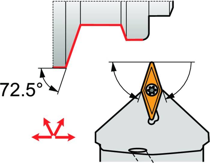 Klemmhalter ISO C5-SVVBN-00060-16 D.50mm m. Polygonkupplung PRAMET