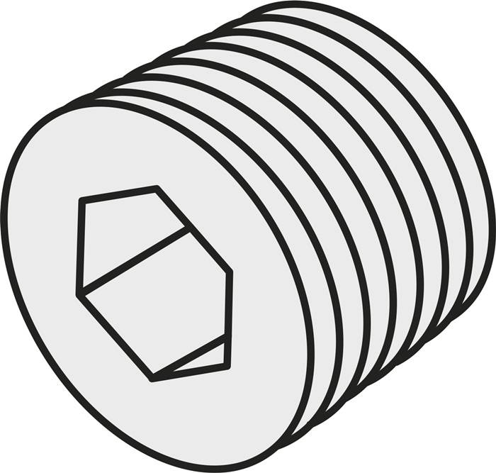 Innensechskantschraube ISO SS 1030 Bruttogewicht 9,7g PRAMET
