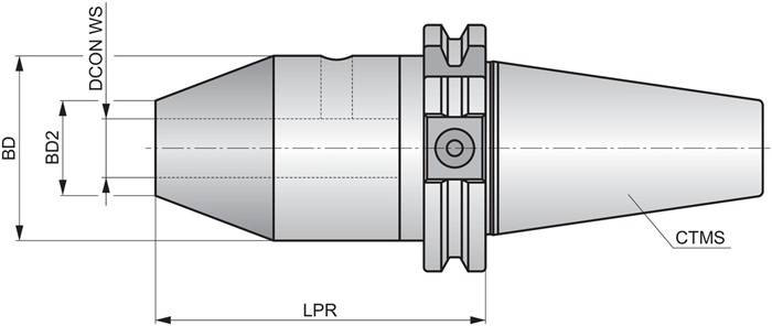 Bohrfutter DIN 69871 D.1mm ISO 69871.40AD-DC.13.090 PRAMET