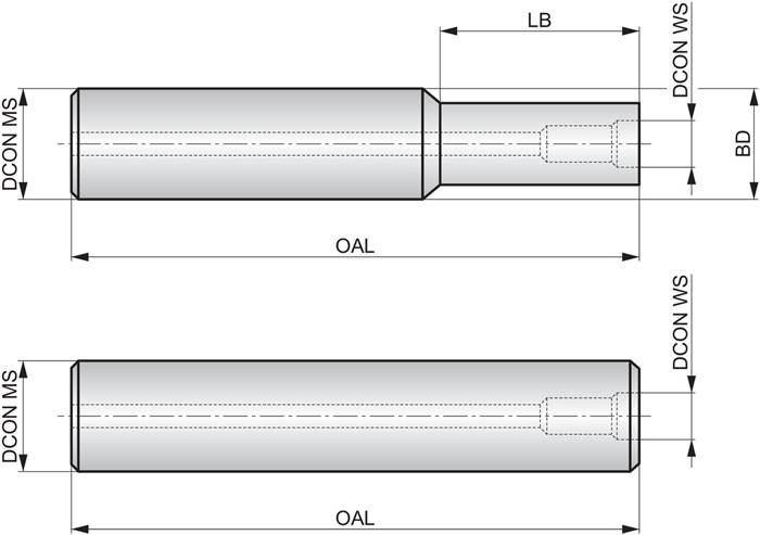 Fräseraufnahme ISO ACC.32-IHA.M16.150/085 D.32mm PRAMET
