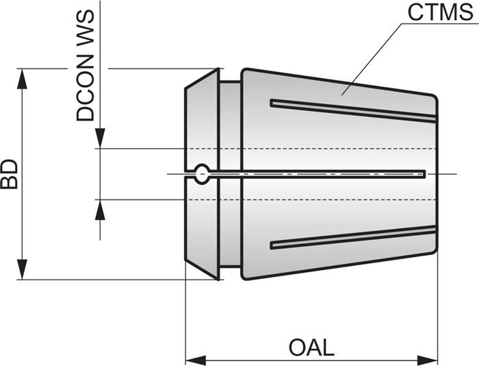 ER Spannzangen ISO ER32.C.10.S D.10mm PRAMET