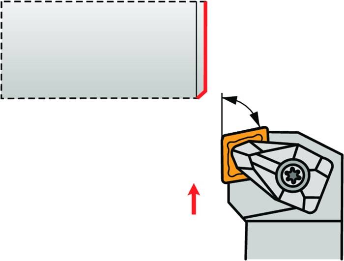 Drehwerkzeughalter ISO DCKNL 3232 P 16 Funkt.-Länge 170mm Linkslauf PRAMET