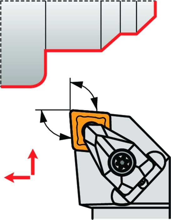 Drehwerkzeughalter ISO DCLNR 2525 M 16 Funkt.-Länge 150mm Rechtslauf PRAMET