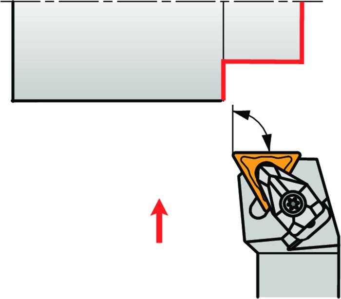 Drehwerkzeughalter ISO DTFNR 2525 M 16 Funkt.-Länge 150mm Rechtslauf PRAMET