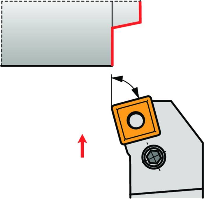 Drehwerkzeughalter ISO PSKNR 3232 P 15 Funkt.-Länge 170mm Rechtslauf PRAMET