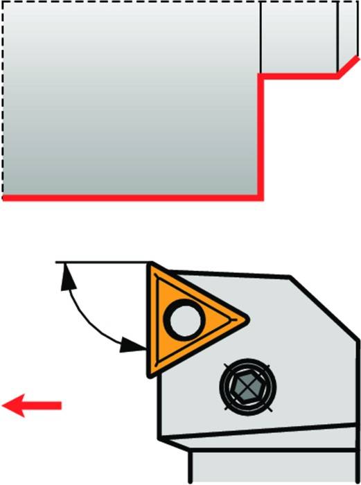 Drehwerkzeughalter ISO PTGNR 2020 K 16 Funkt.-Länge 125mm Rechtslauf PRAMET