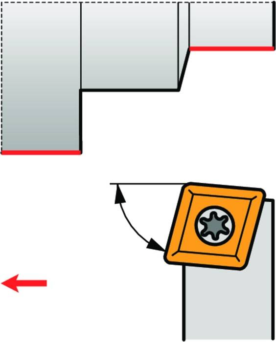 Drehwerkzeughalter ISO SCBCL 1616 H 09 Funkt.-Länge 100mm Linkslauf PRAMET