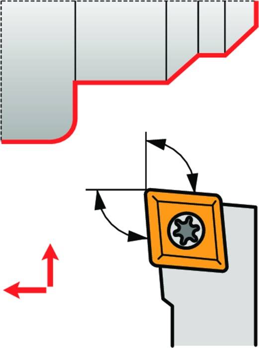 Drehwerkzeughalter ISO SCLCR 1616 H 09 Funkt.-Länge 100mm Rechtslauf PRAMET
