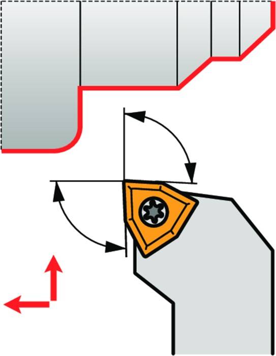 Drehwerkzeughalter ISO SWLCL 2020 K 06 Funkt.-Länge 125mm Linkslauf PRAMET