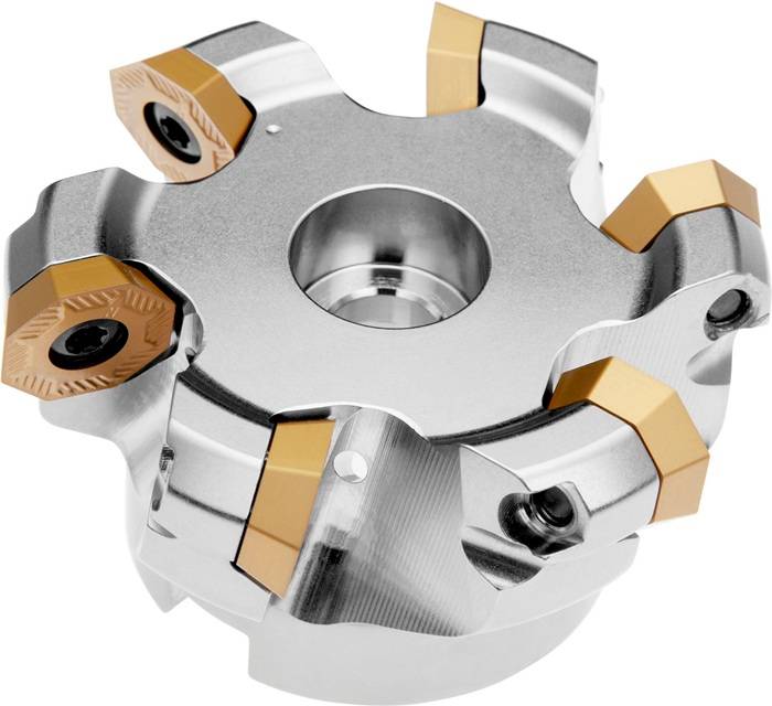 Planfräser ISO 50A04R-S45OE06Z-C D.22mm Rechtslauf Schneid-D.60,2mm PRAMET