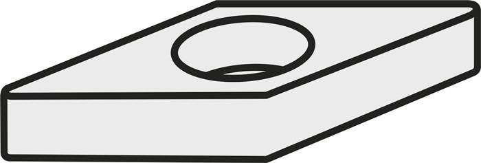 Unterlegplatte ISO SVS 270-01 Bruttogewicht 6,63g PRAMET