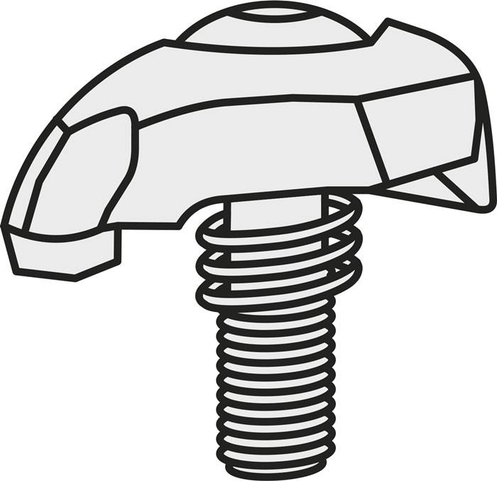 Wendeplatten-Spanneinheit ISO DCS 09 Bruttogewicht 7g PRAMET