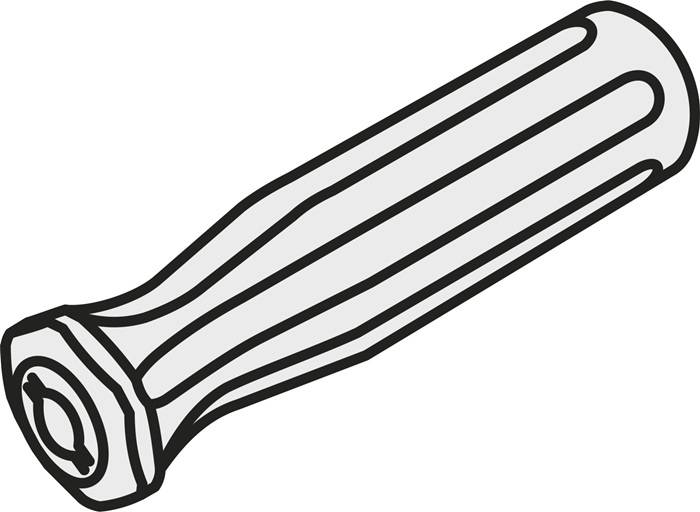 Schraubendrehergriff ISO FG-15 Bruttogewicht 29,3g PRAMET