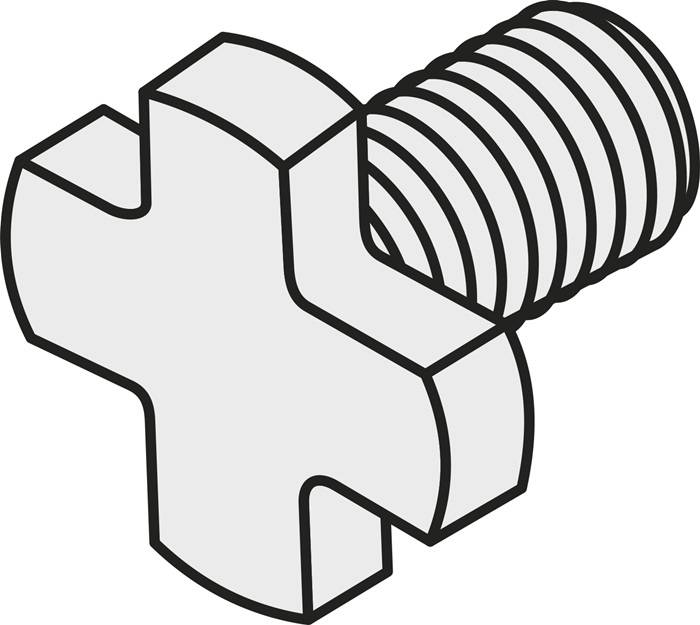 Kreuzschlitz-Senkkopfschraube ISO KS 04 Bruttogewicht 8,7g PRAMET