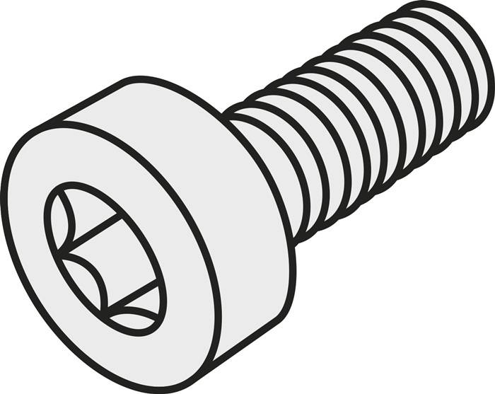 Unterlegplatten-Schraube ISO SP 0405 Bruttogewicht 1,1g PRAMET