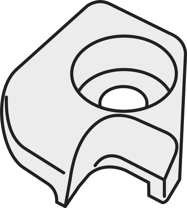 Klemme ISO UP 26 Bruttogewicht 17,8g PRAMET