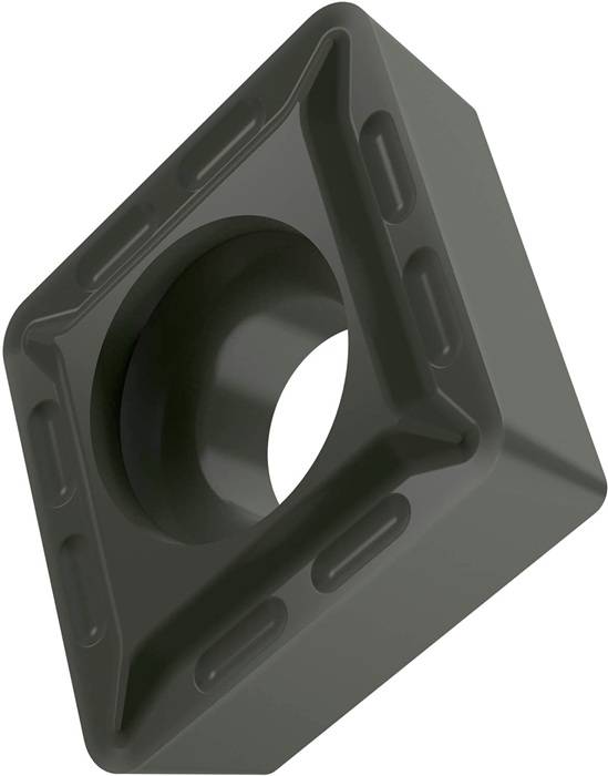 Drehwendeschneidplatte ISO CCMT 060202E-FF2:TT010 Bohrungs-D. 2,8mm Farbe Grau