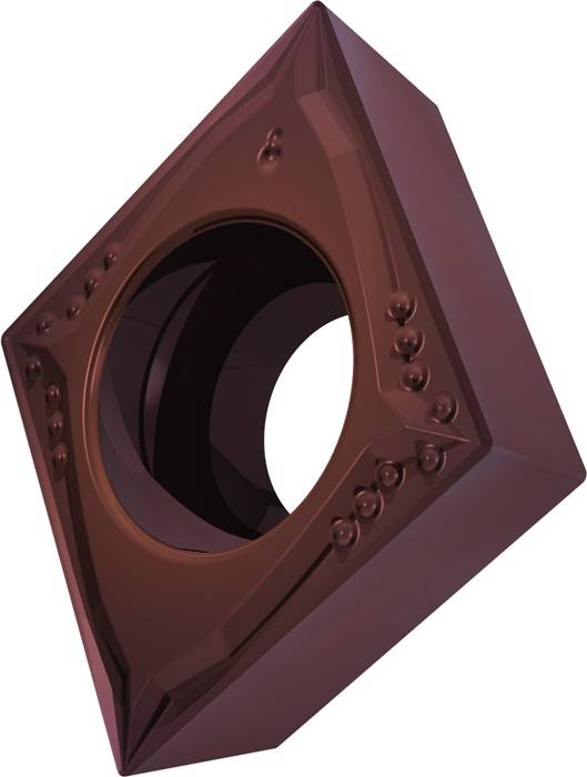 Drehwendeschneidplatte ISO CCMT 09T302E-FM:T8415 D.4,4mm PVD beschichtet PRAMET