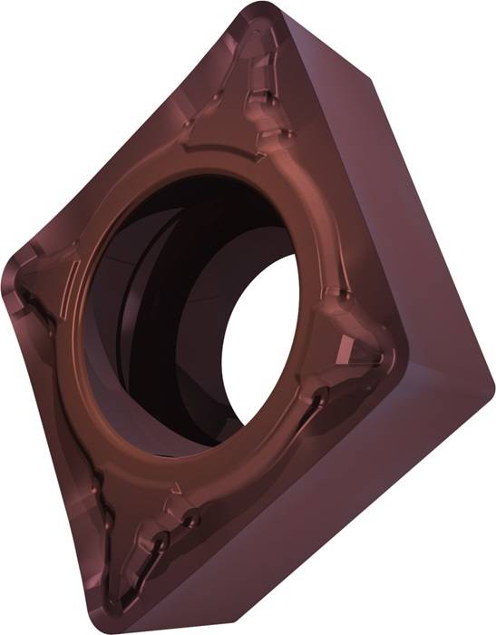 Drehwendeschneidplatte ISO CCMT 09T308E-UR:T8415 D.4,4mm PVD beschichtet PRAMET