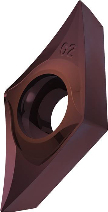 Drehwendeschneidplatte ISO DCGT 11T308E-SF3:T8415 D.4,4mm PVD beschichtet