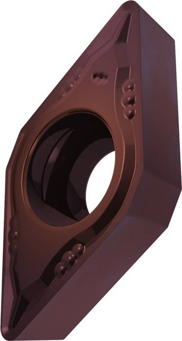 Drehwendeschneidplatte ISO DCMT 11T308E-FM:T8415 D.4,4mm PVD beschichtet PRAMET