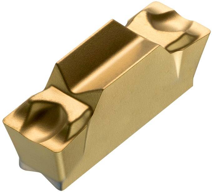 Drehwendeschneidplatte ISO LCMF 051604-CM:T8330 Breite 5mm PVD beschichtet Gold