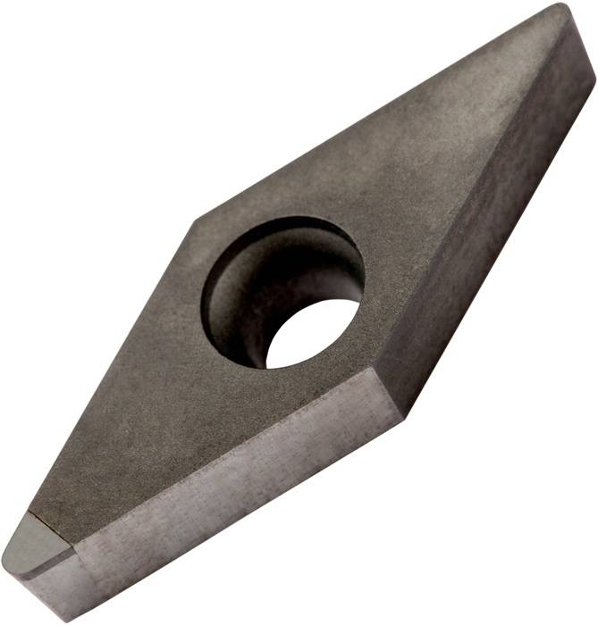 Drehwendeschneidplatte ISO VCMW 160404FN:PD1 Bohrungs-D. 4,4mm Farbe Dunkelgrau